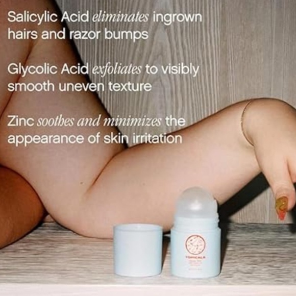 Topicals High Roller Ingrown Hair Serum Roll-on Tonic to Soothe and Calm 1.7 oz - Picture 3 of 7